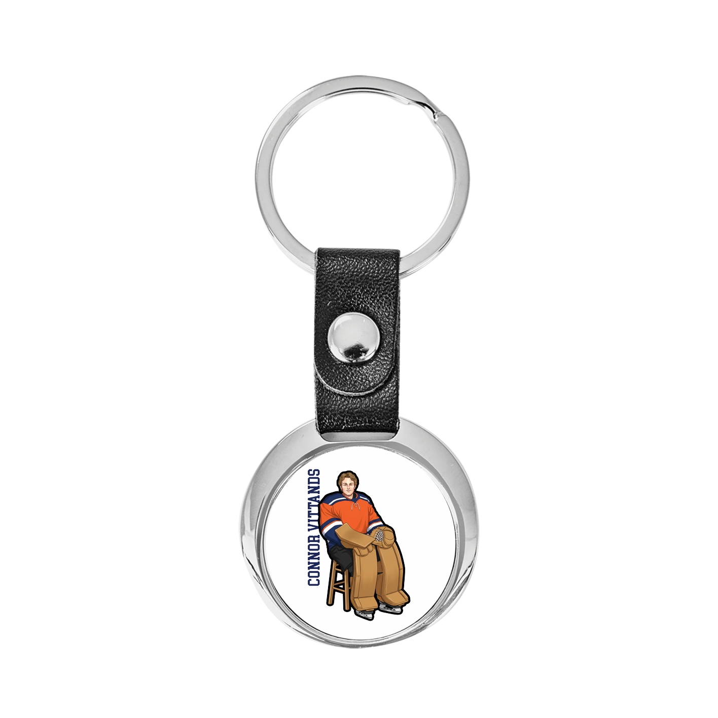 Key Chain — Name Vertical in Classic
