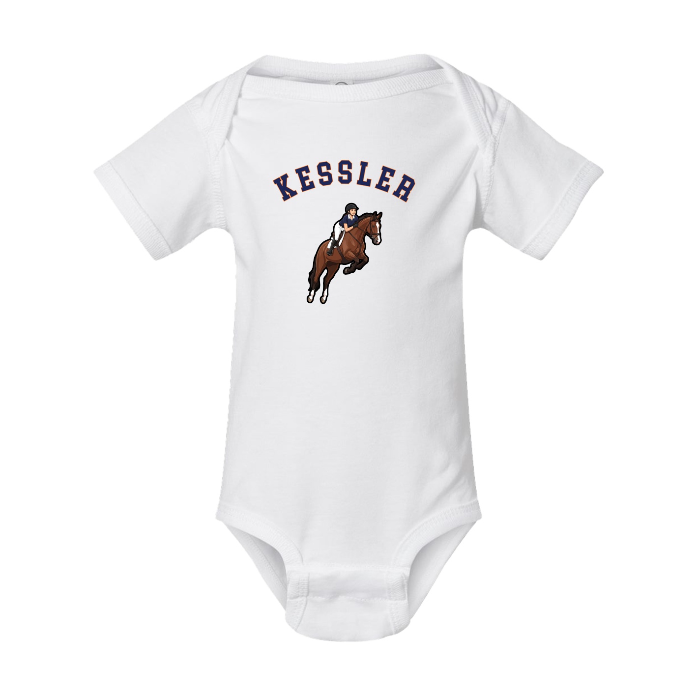 Baby Onesie — Shirsey Arch in White