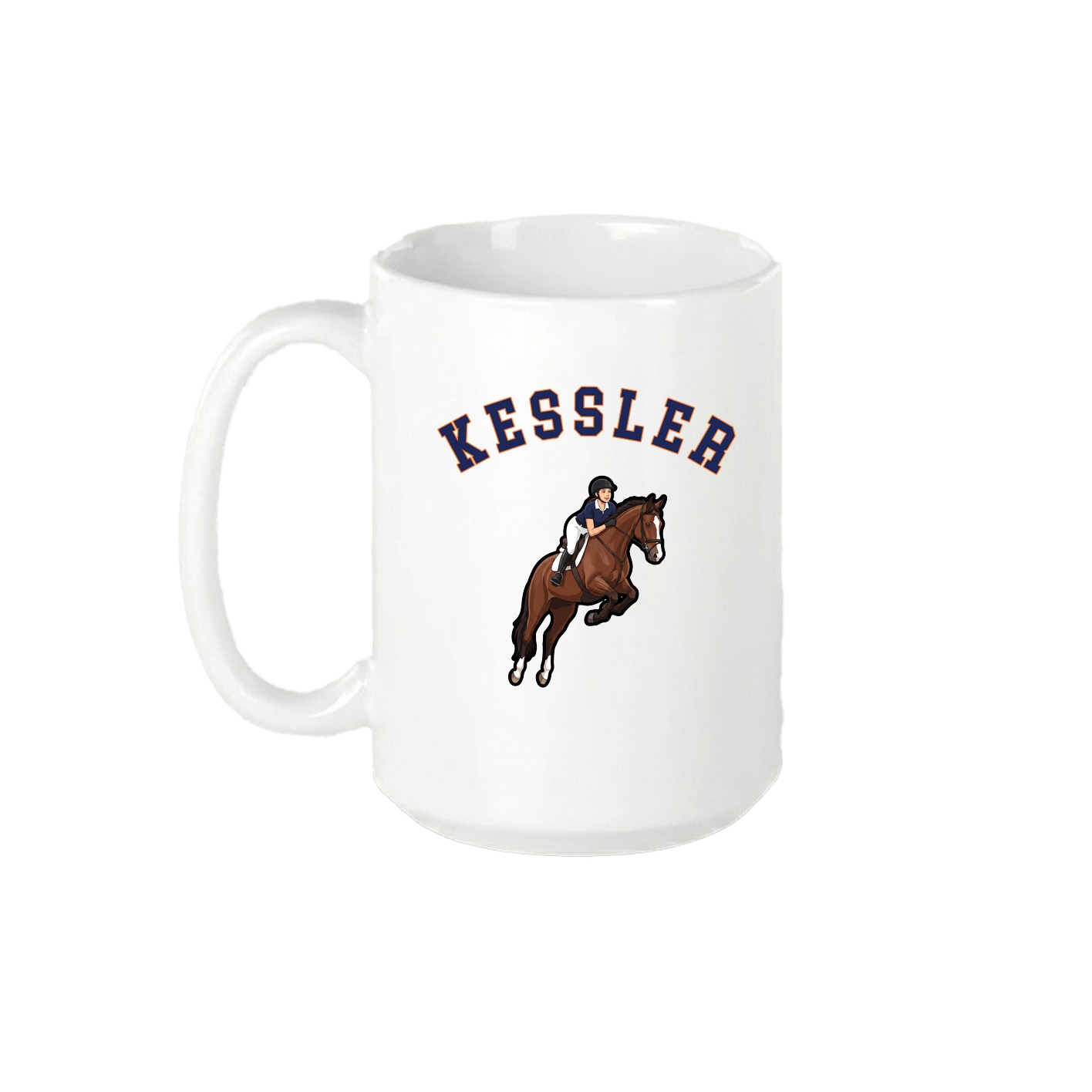 15oz Coffee Mug — Shirsey Arch in White