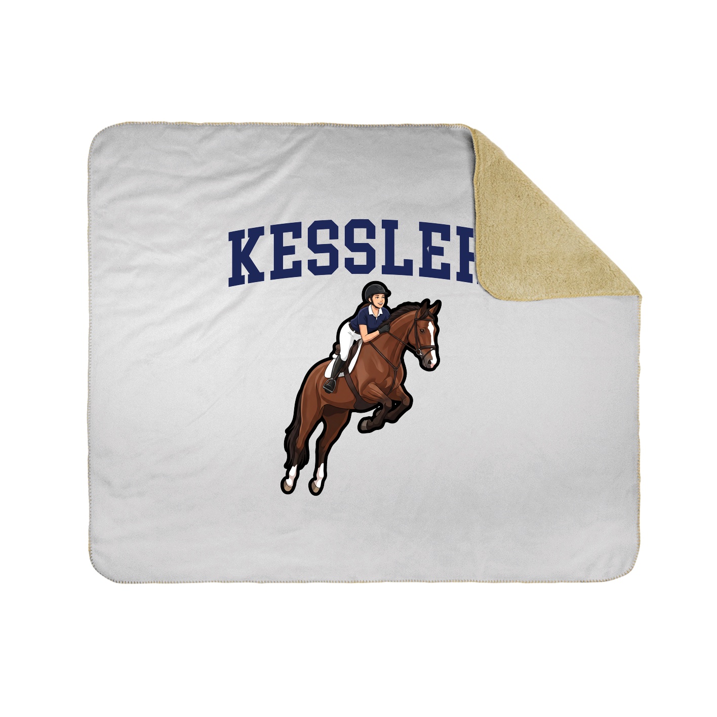 Throw Blanket — Shirsey in White