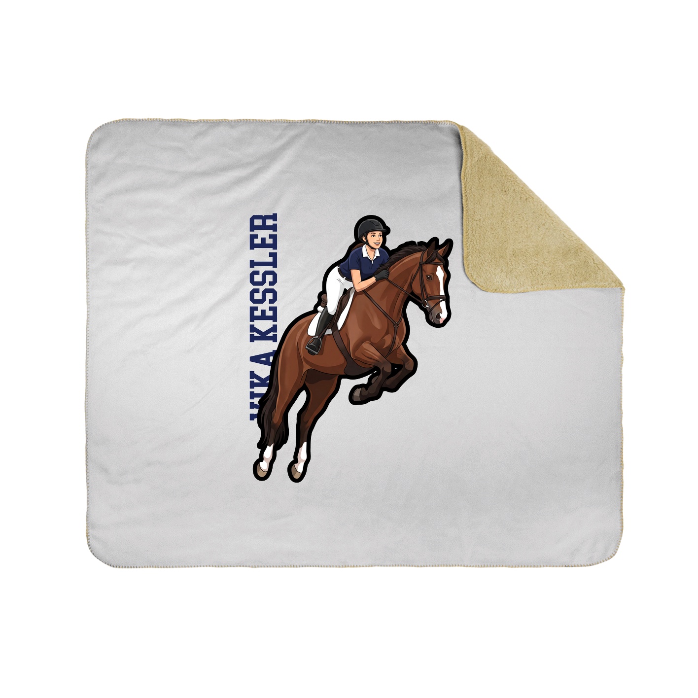 50x60 Sherpa Lined Throw Blanket