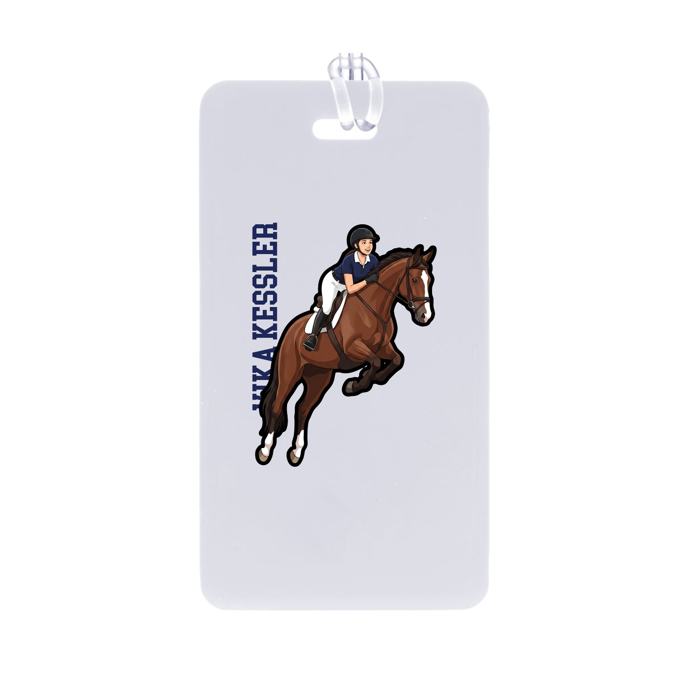 Bag Tag — Name Vertical in Classic