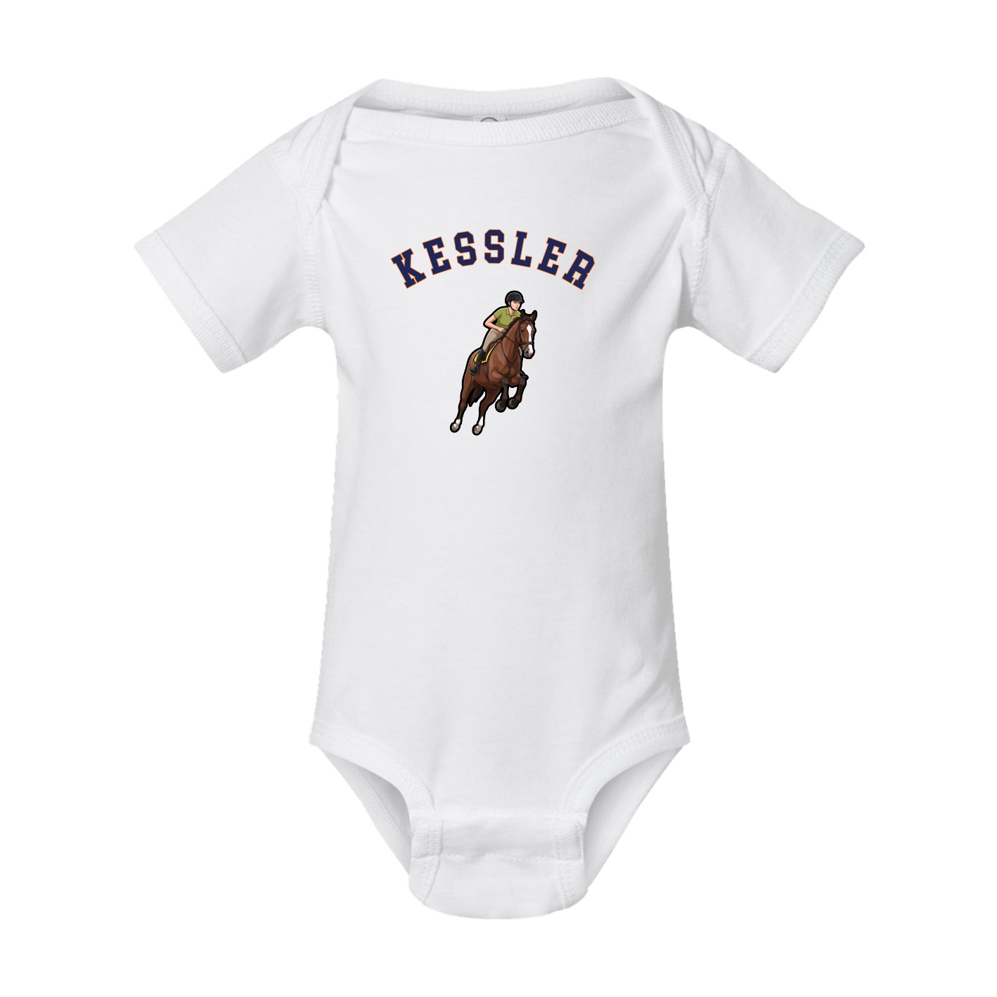 Baby Onesie — Shirsey Arch in White
