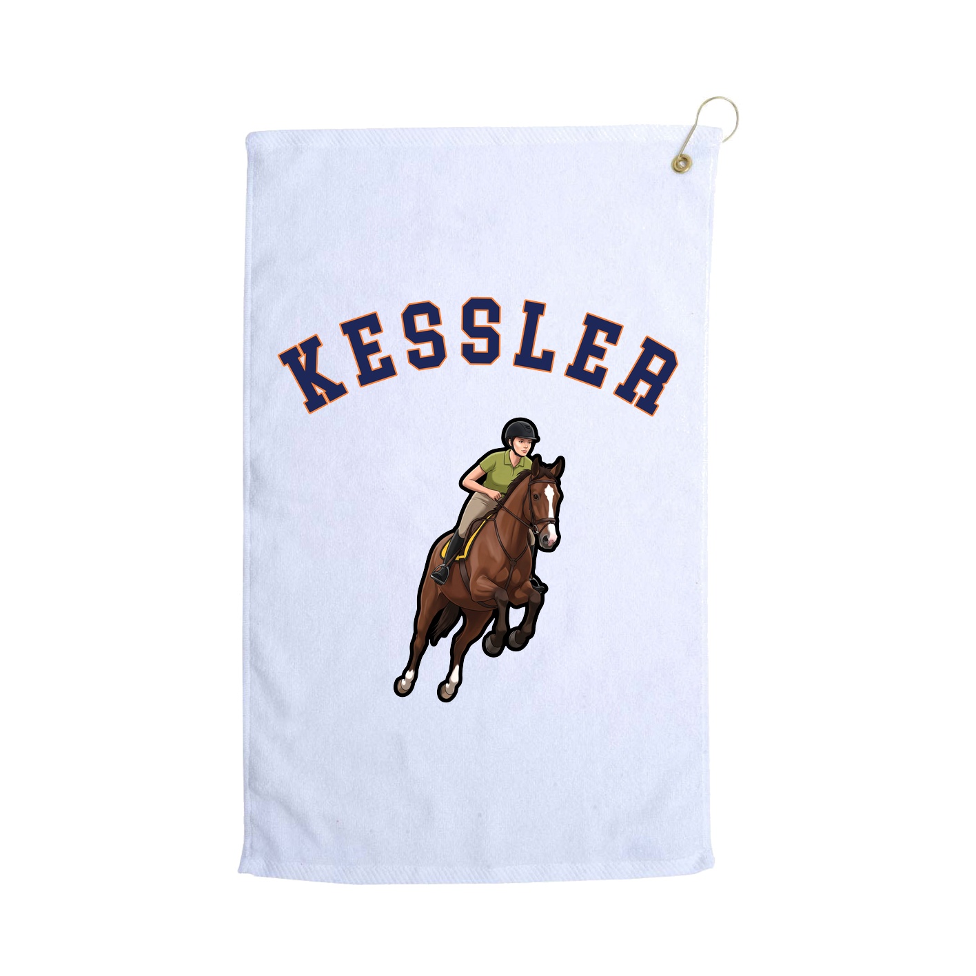 Golf Towel — Shirsey Arch in White