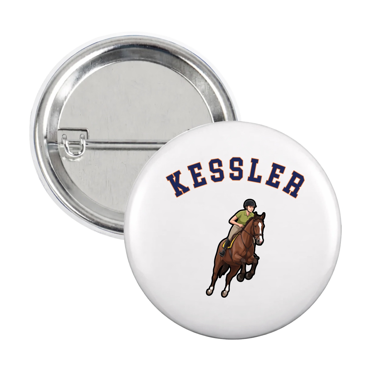 Game Day Button — Shirsey Arch in White