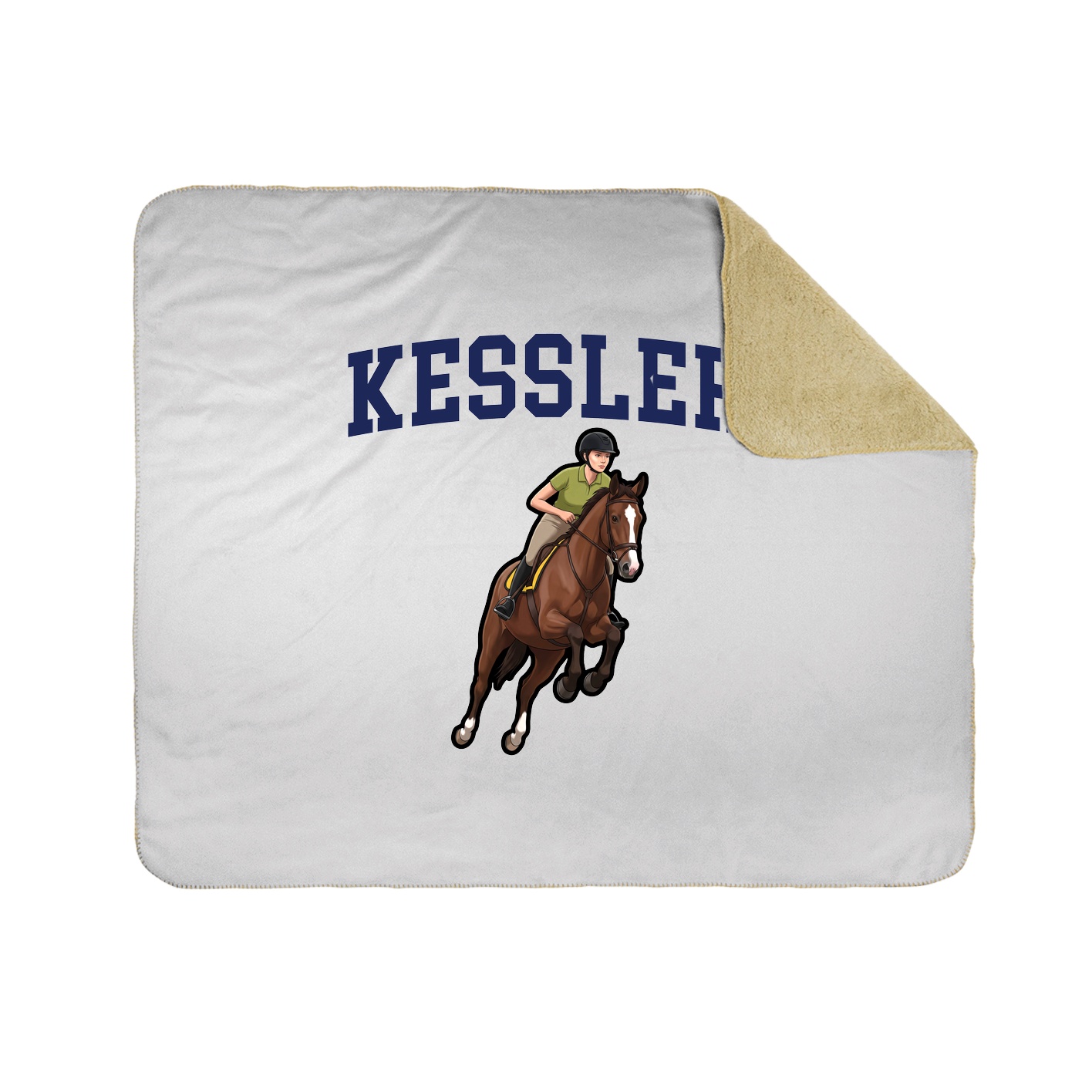 Throw Blanket — Shirsey in White