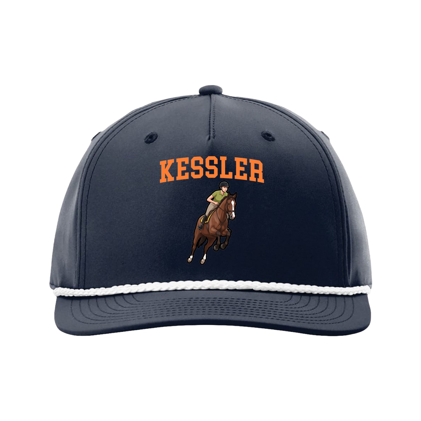 Five-Panel Classic Rope Cap — Shirsey in Navy