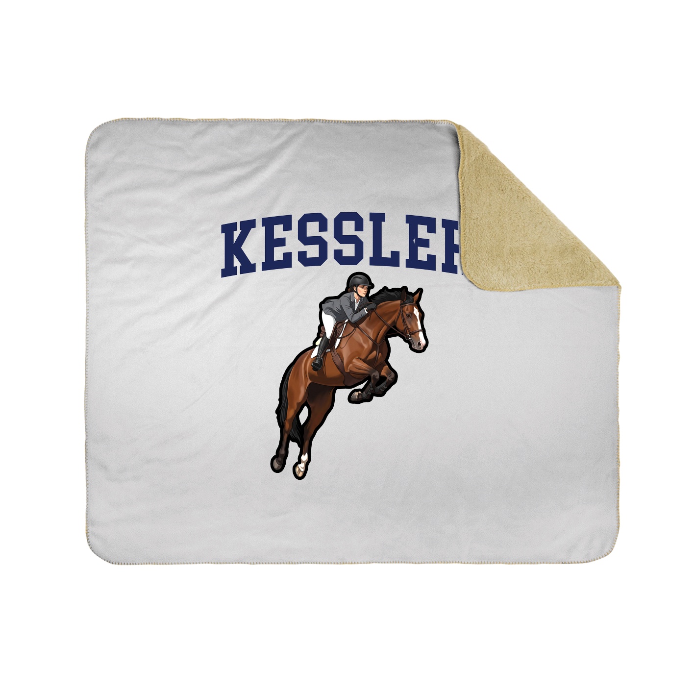 Throw Blanket — Shirsey in White