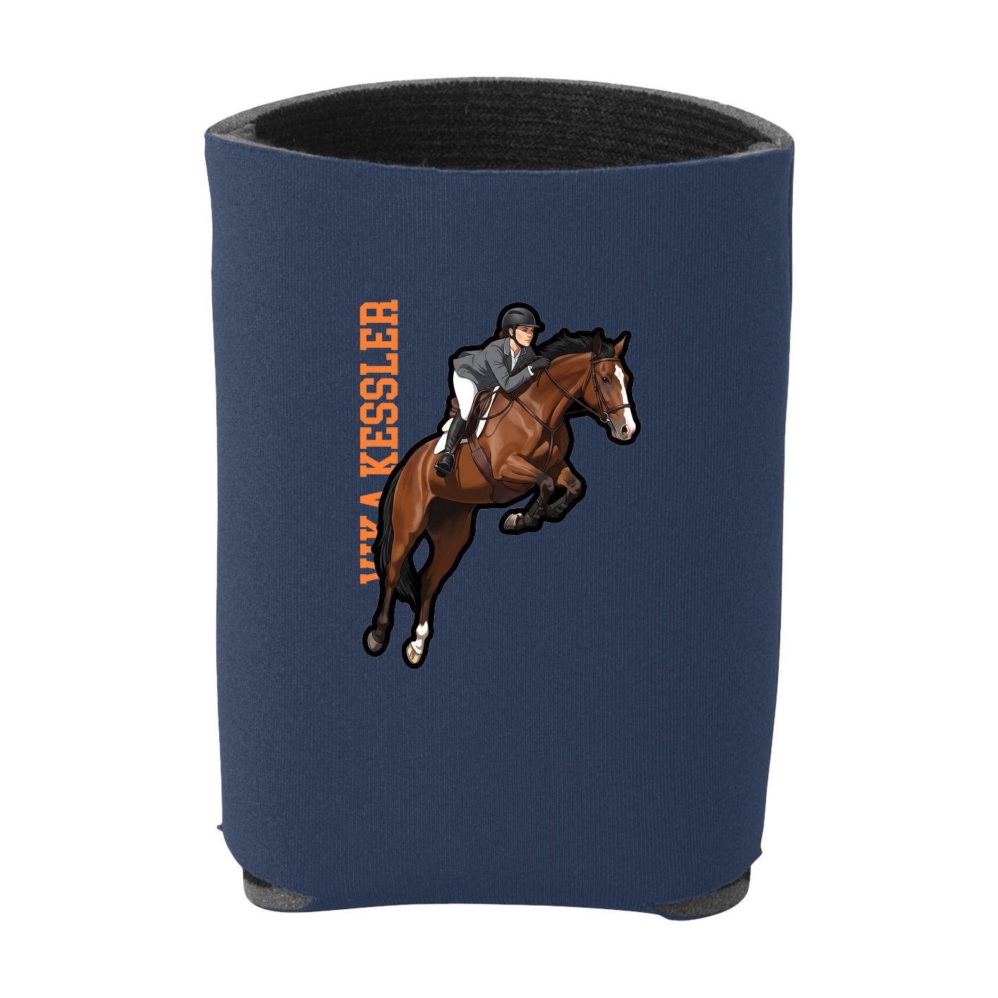 Can Holder — Name Vertical in Navy