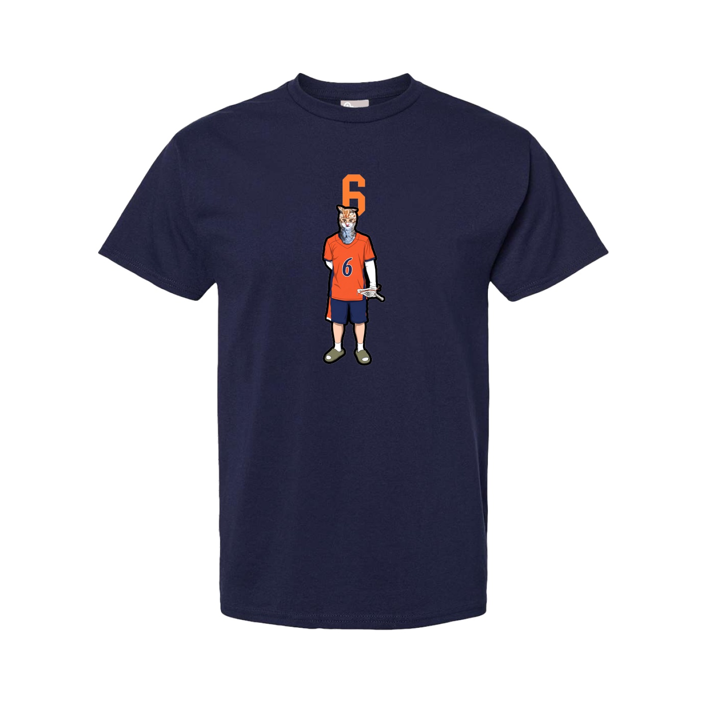 Tee — Number Top in Navy