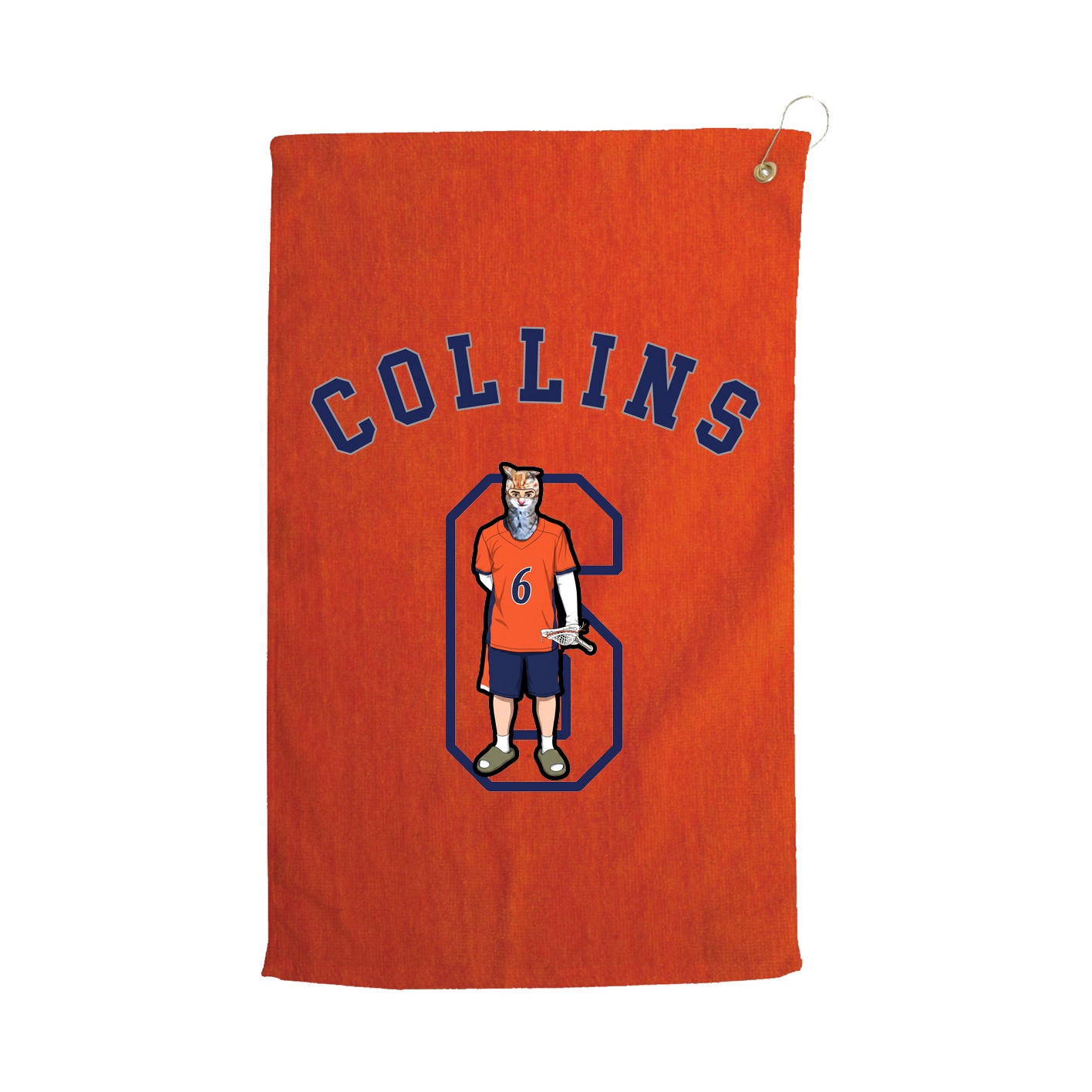 Golf Towel — Shirsey Arch in Orange