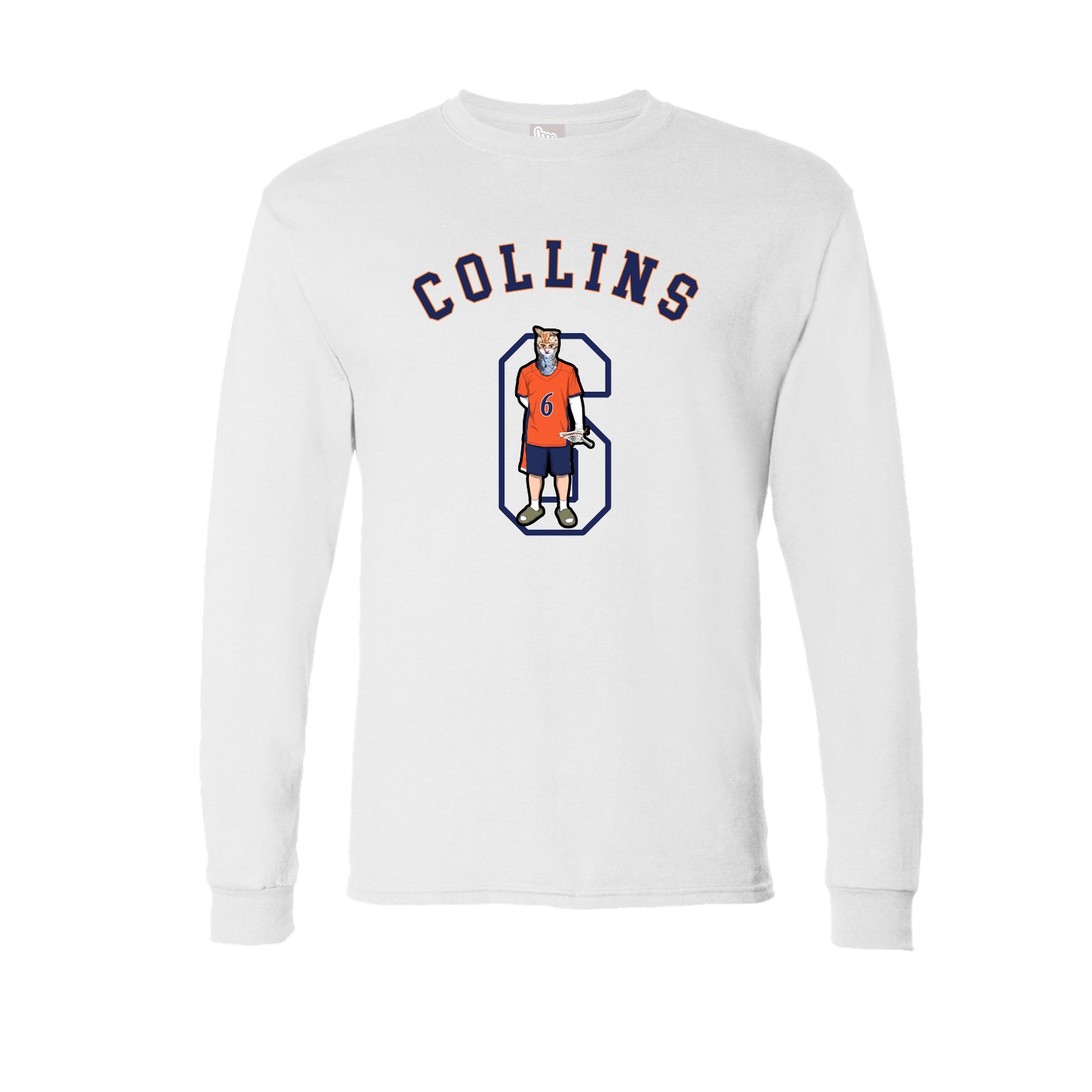Long Sleeve Tee — Shirsey Arch in White