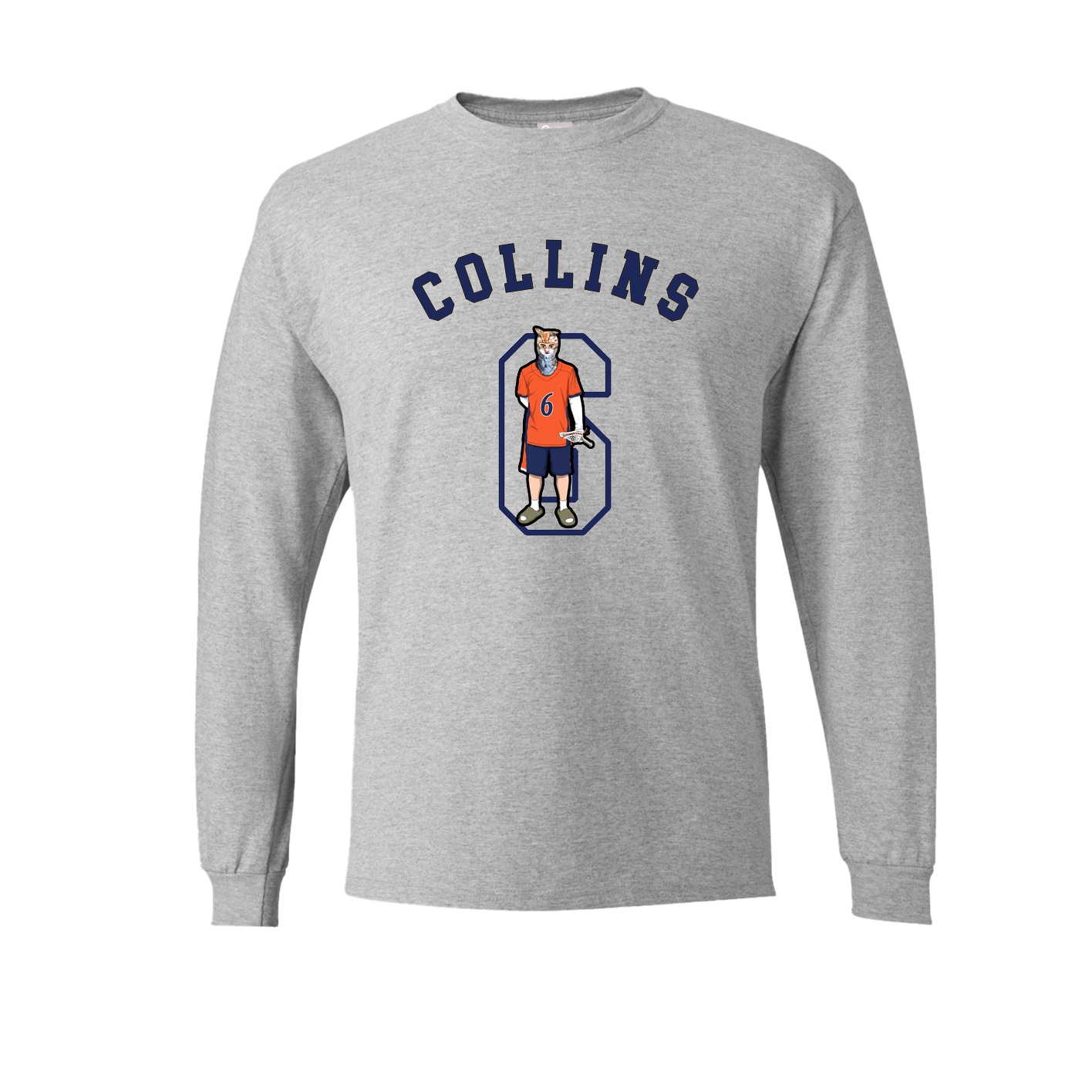 Long Sleeve Tee — Shirsey Arch in Grey