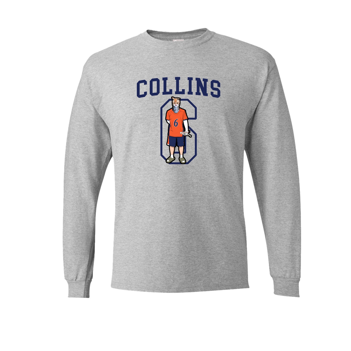 Long Sleeve Tee — Shirsey in Grey