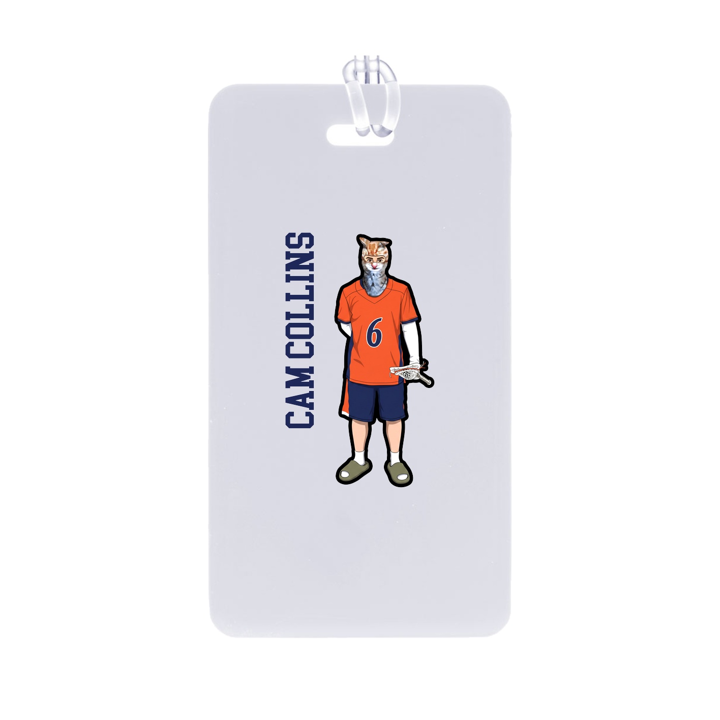 Bag Tag — Name Vertical in Classic