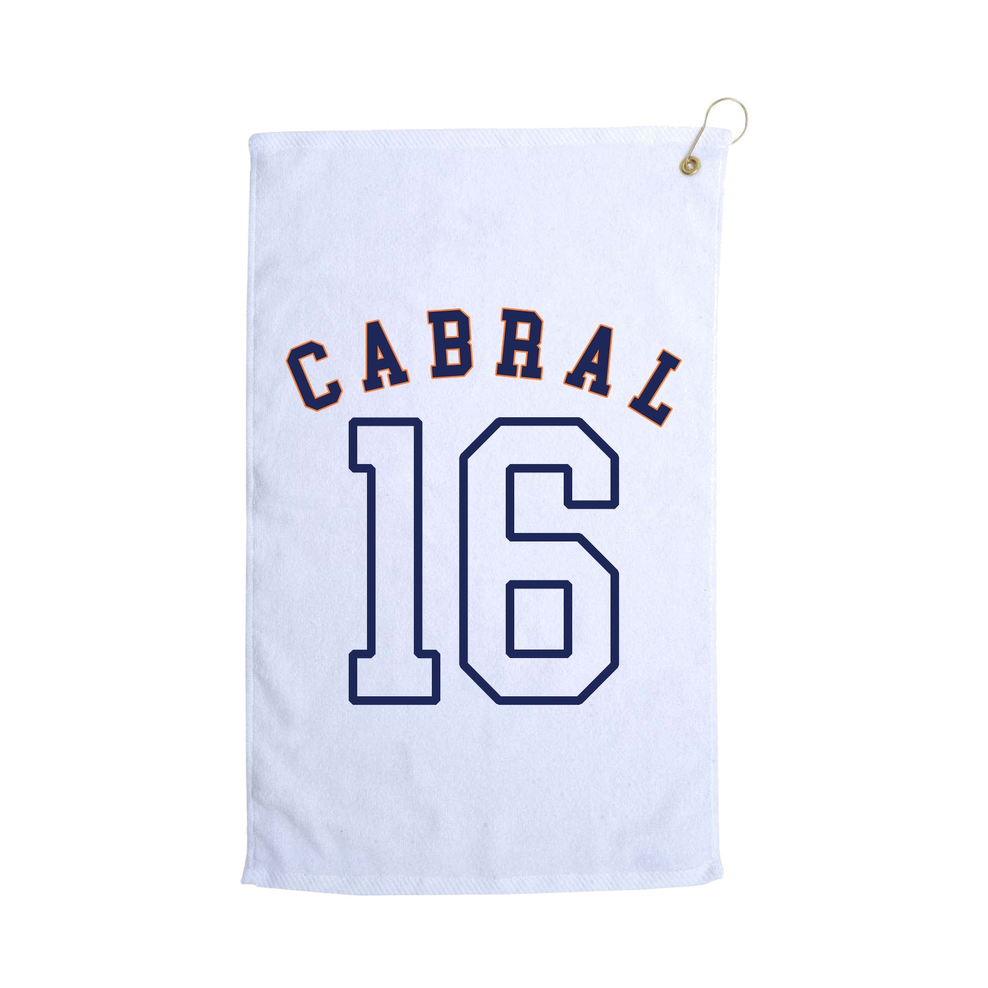 Golf Towel — Shirsey Arch in White
