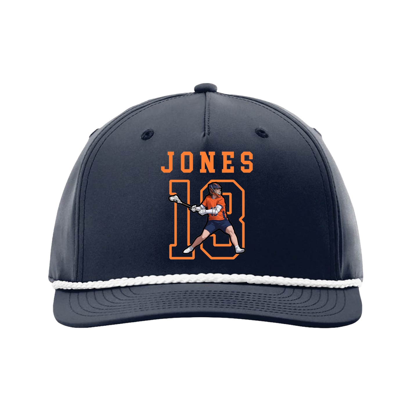 Five-Panel Classic Rope Cap — Shirsey in Navy