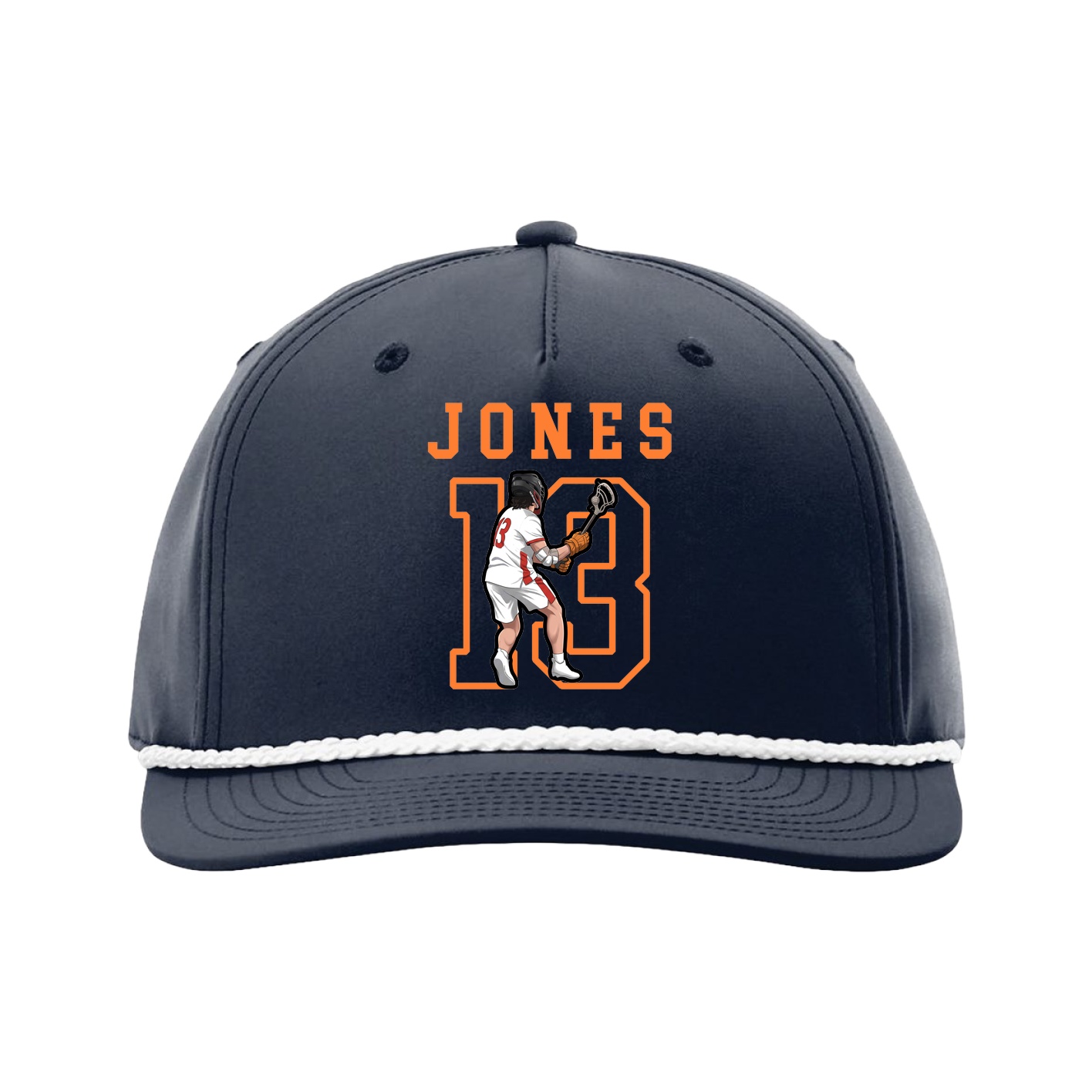 Five-Panel Classic Rope Cap — Shirsey in Navy