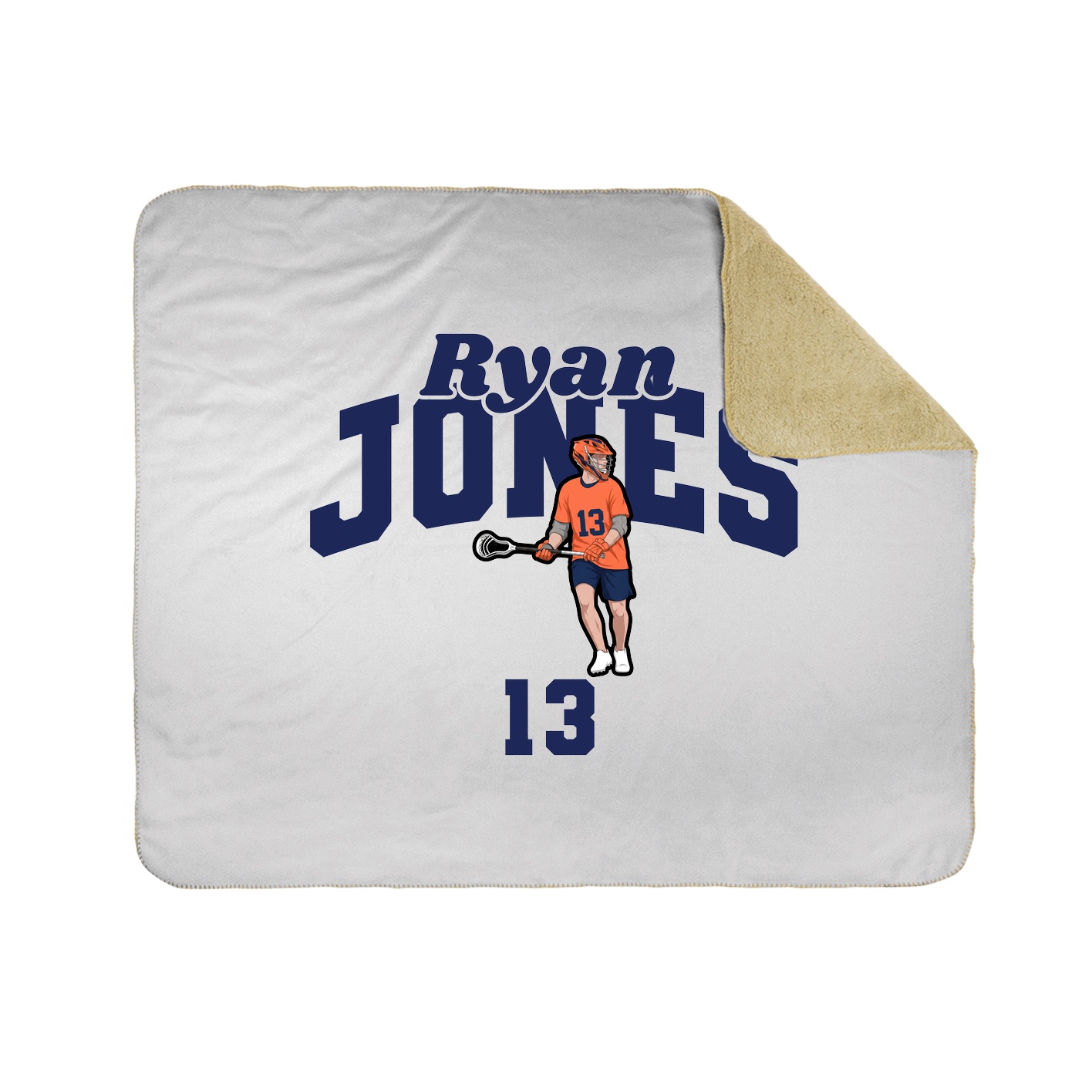 Throw Blanket — Signature Arch in White