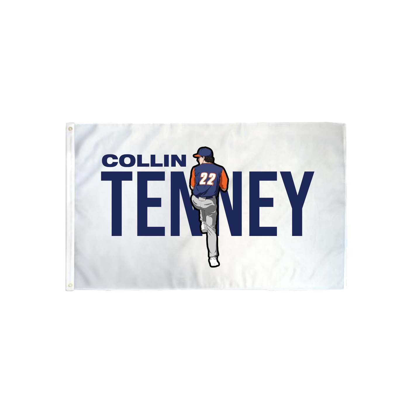 3x5 Flag — Player Name in Classic