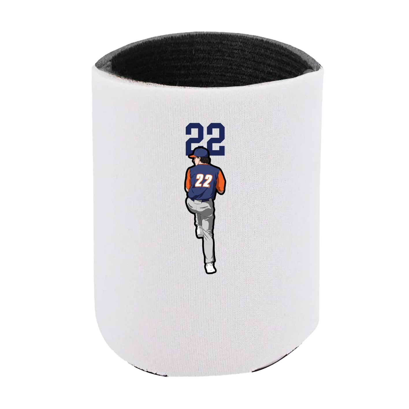 Can Holder — Number Top in White