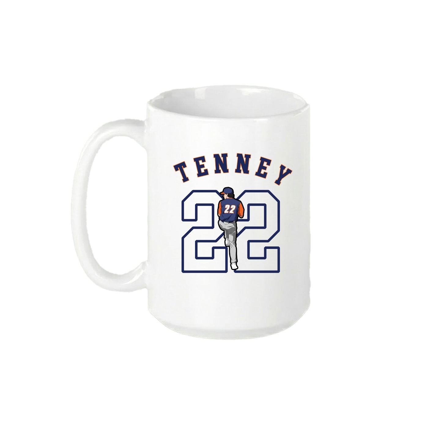 15oz Coffee Mug — Shirsey Arch in White