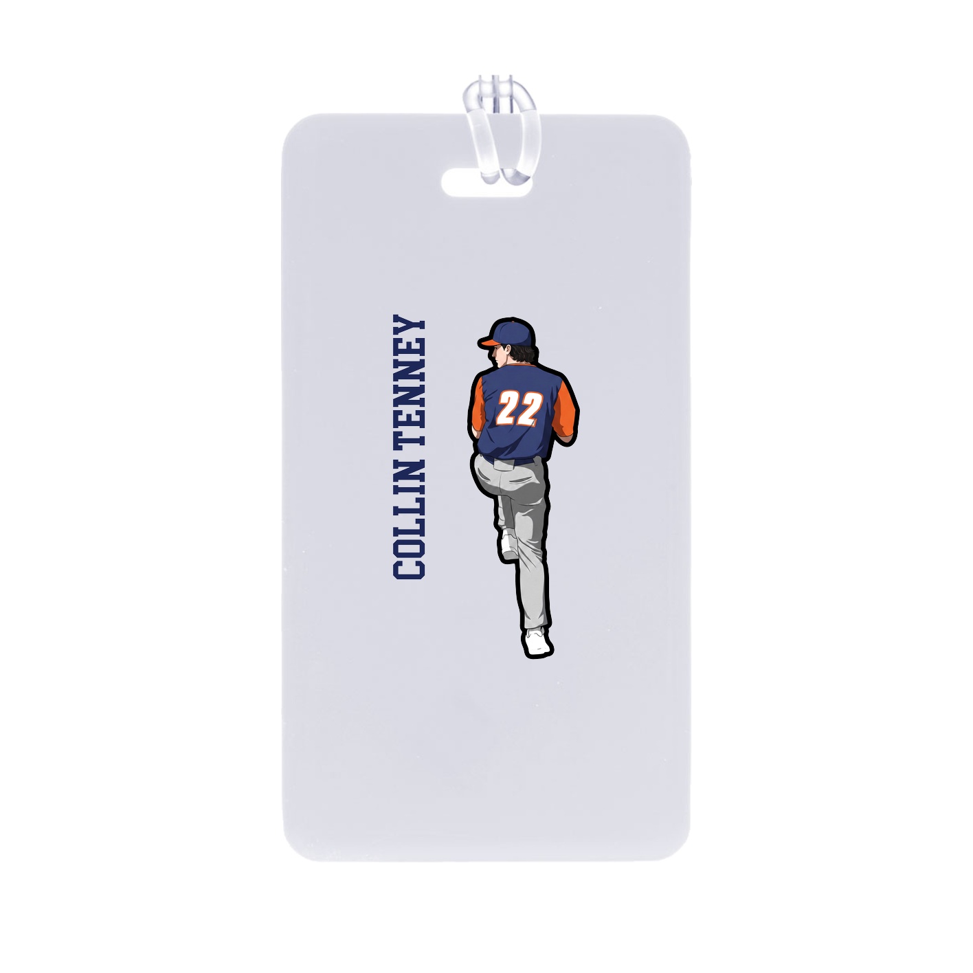 Bag Tag — Name Vertical in Classic