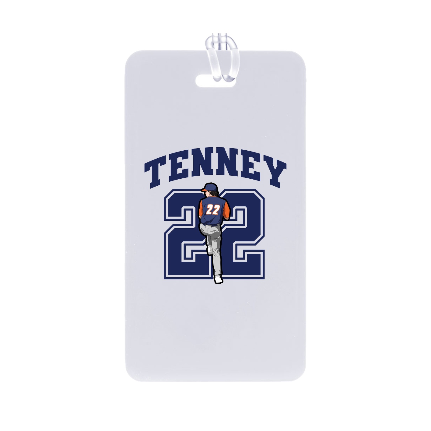 Bag Tag — Number in Classic