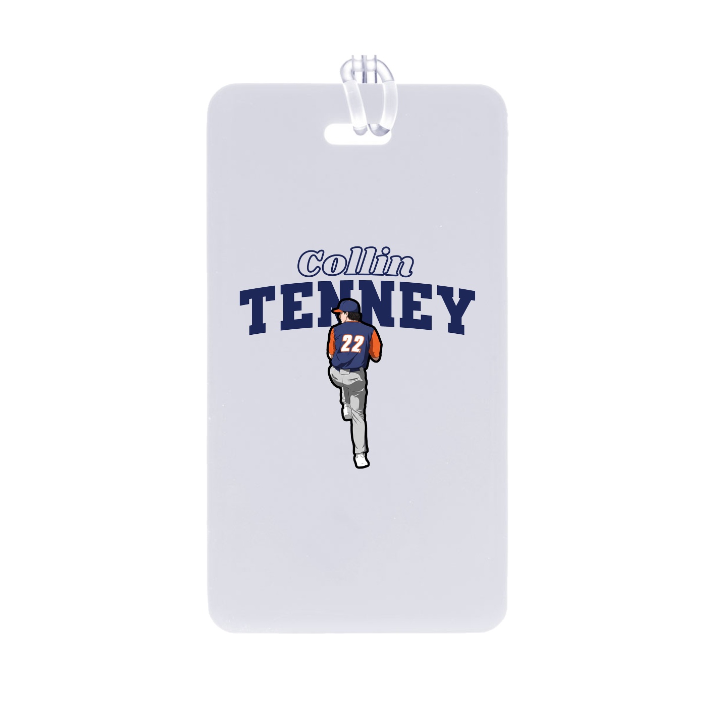 Bag Tag — Name Arch in Classic