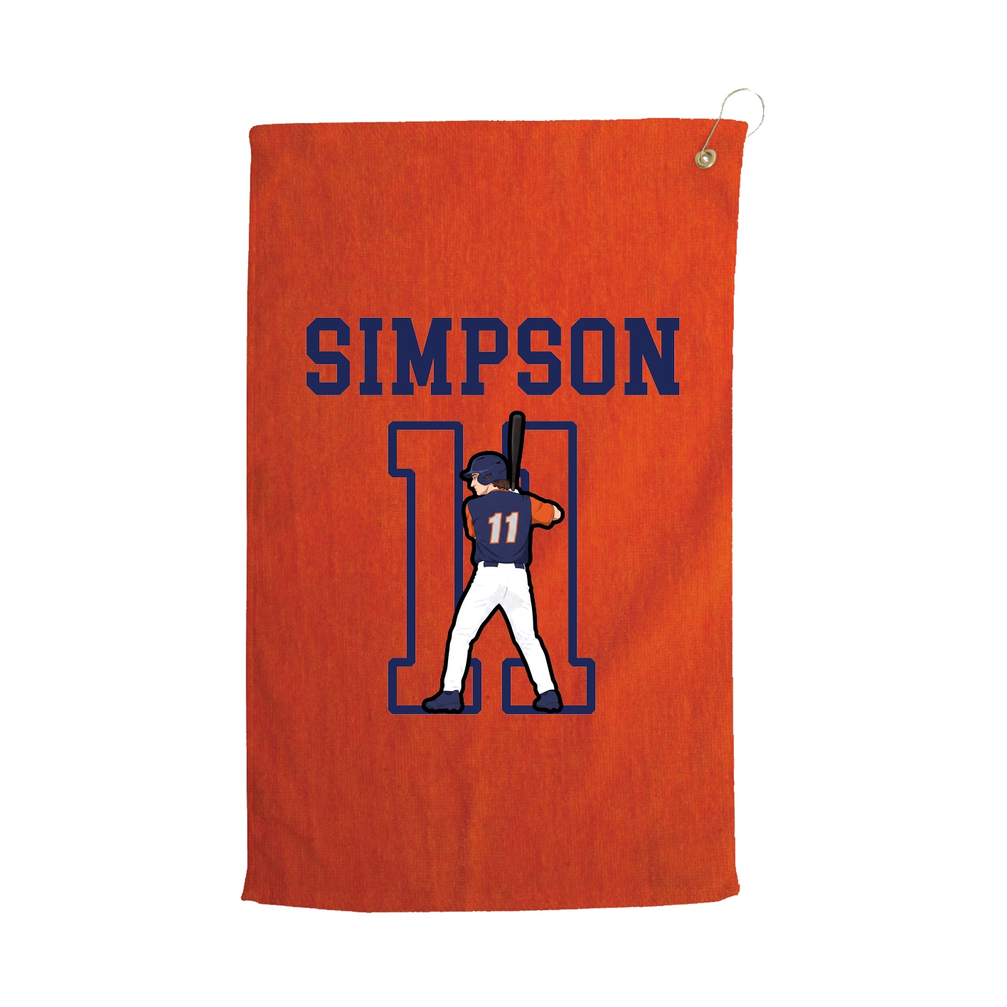 Golf Towel — Shirsey in Orange