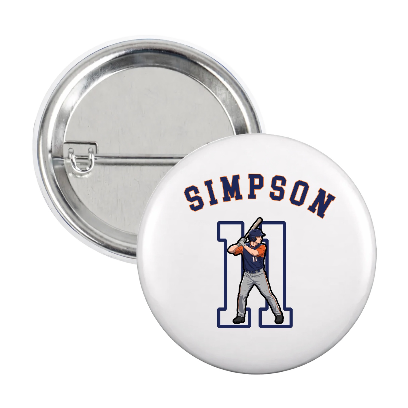Game Day Button — Shirsey Arch in White