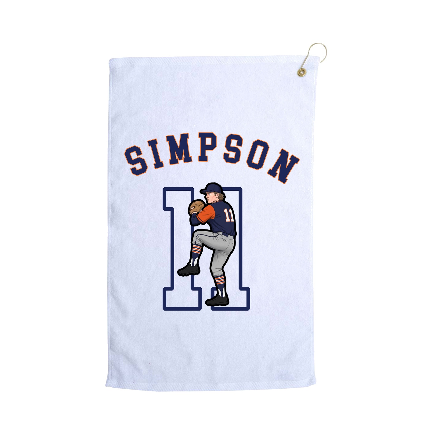 Golf Towel — Shirsey Arch in White