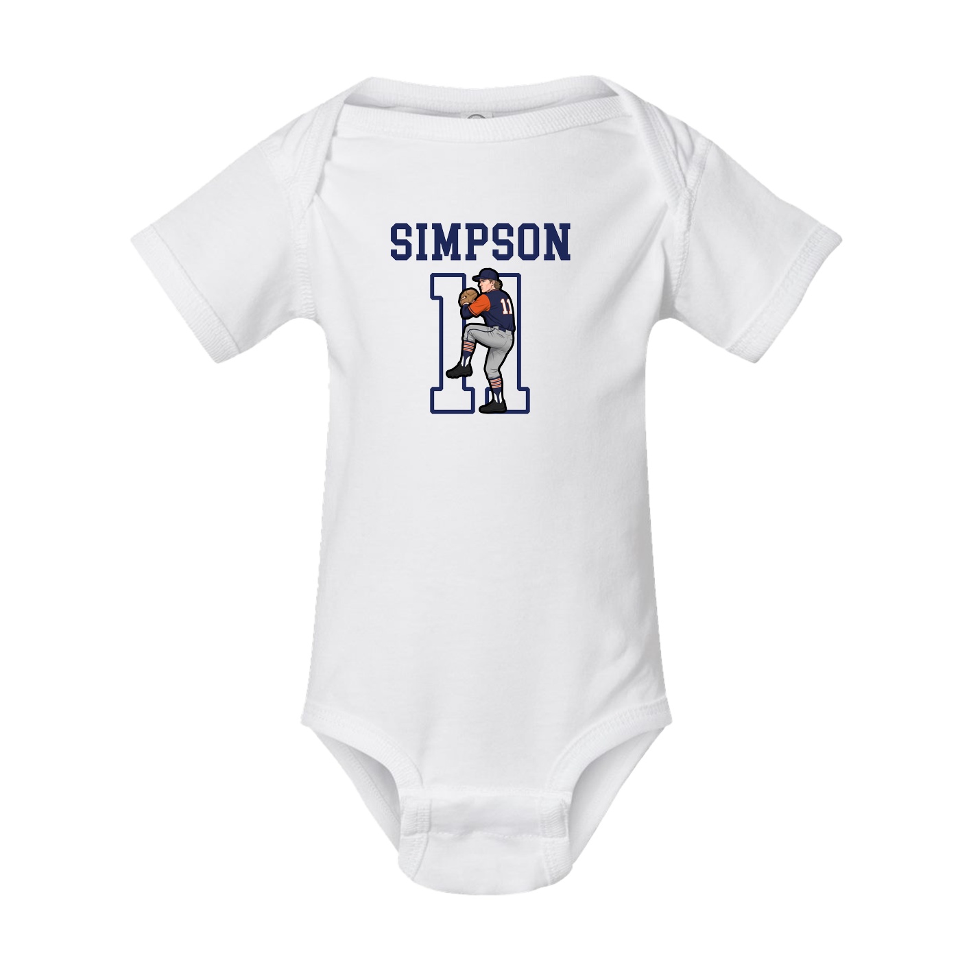 Baby Onesie — Shirsey in White