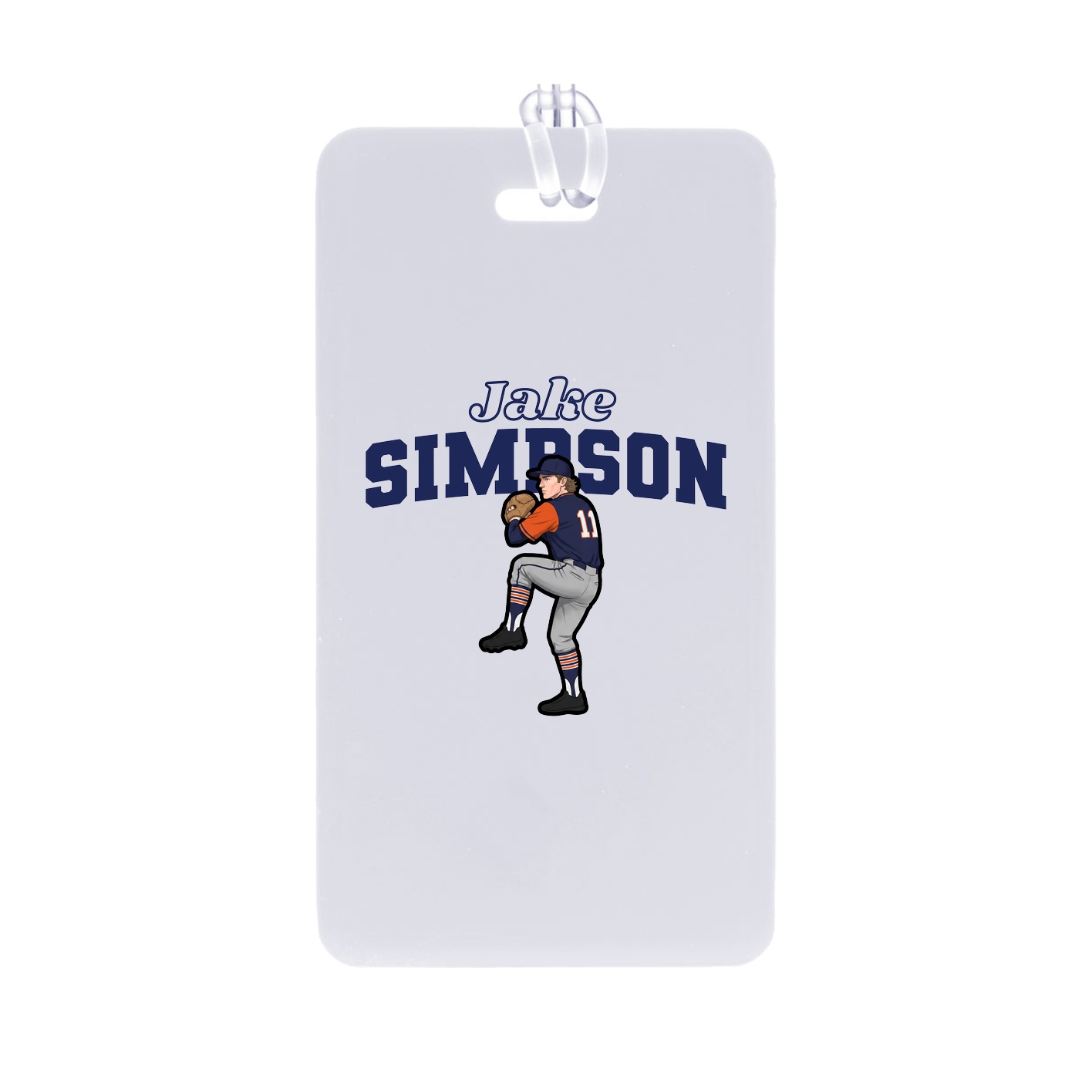 Bag Tag — Name Arch in Classic