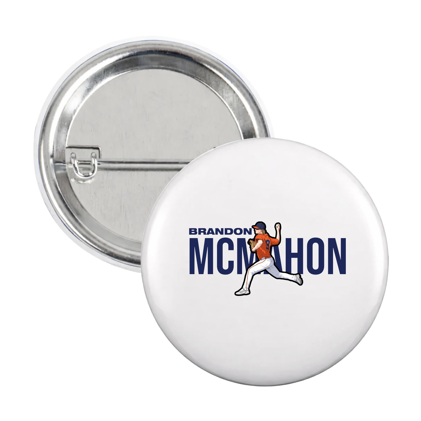 Game Day Button — Player Name in White