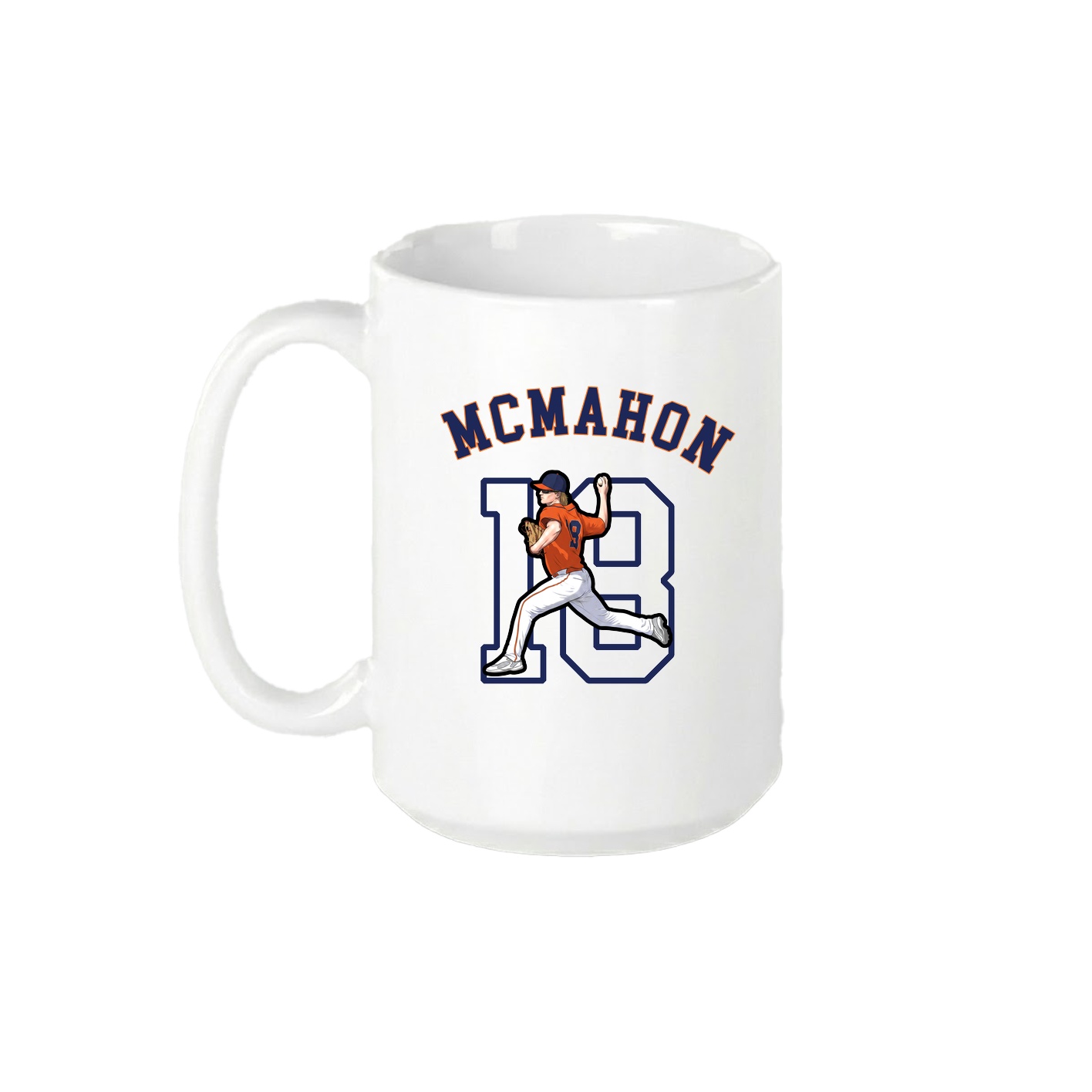 15oz Coffee Mug — Shirsey Arch in White