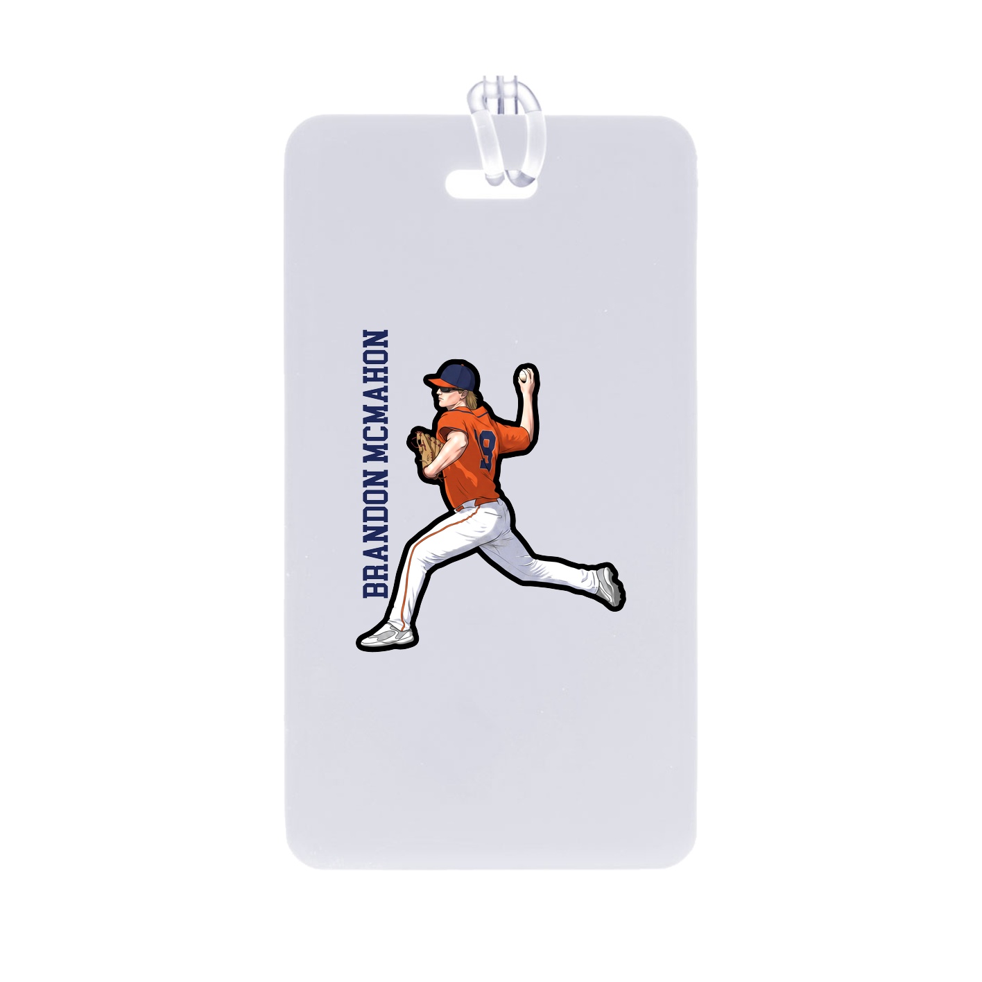 Bag Tag — Name Vertical in Classic