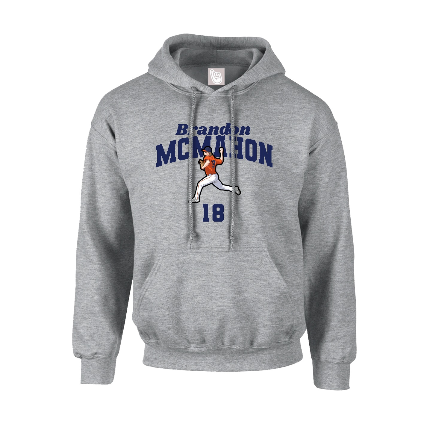 Hoodie — Signature Arch in Grey