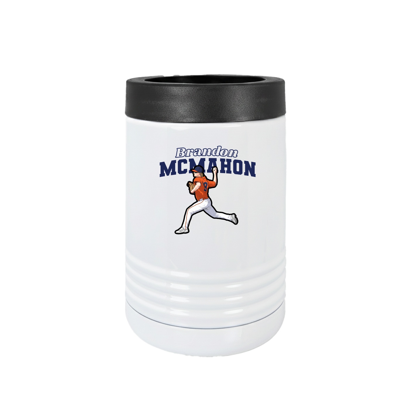 Beverage Holder — Name Arch in White