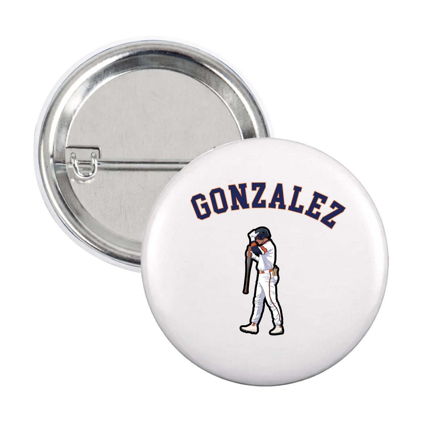 Game Day Button — Shirsey Arch in White