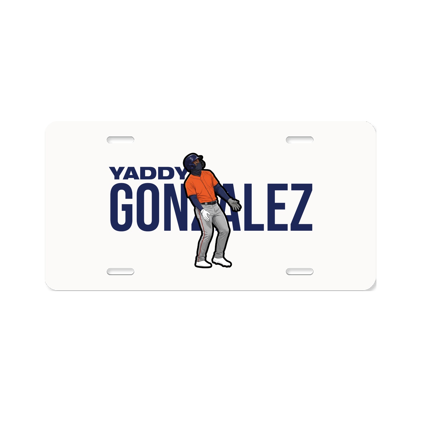 License Plate — Player Name in Classic