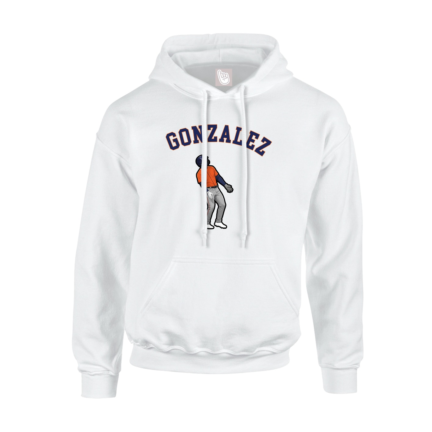 Youth Hoodie — Shirsey Arch in White