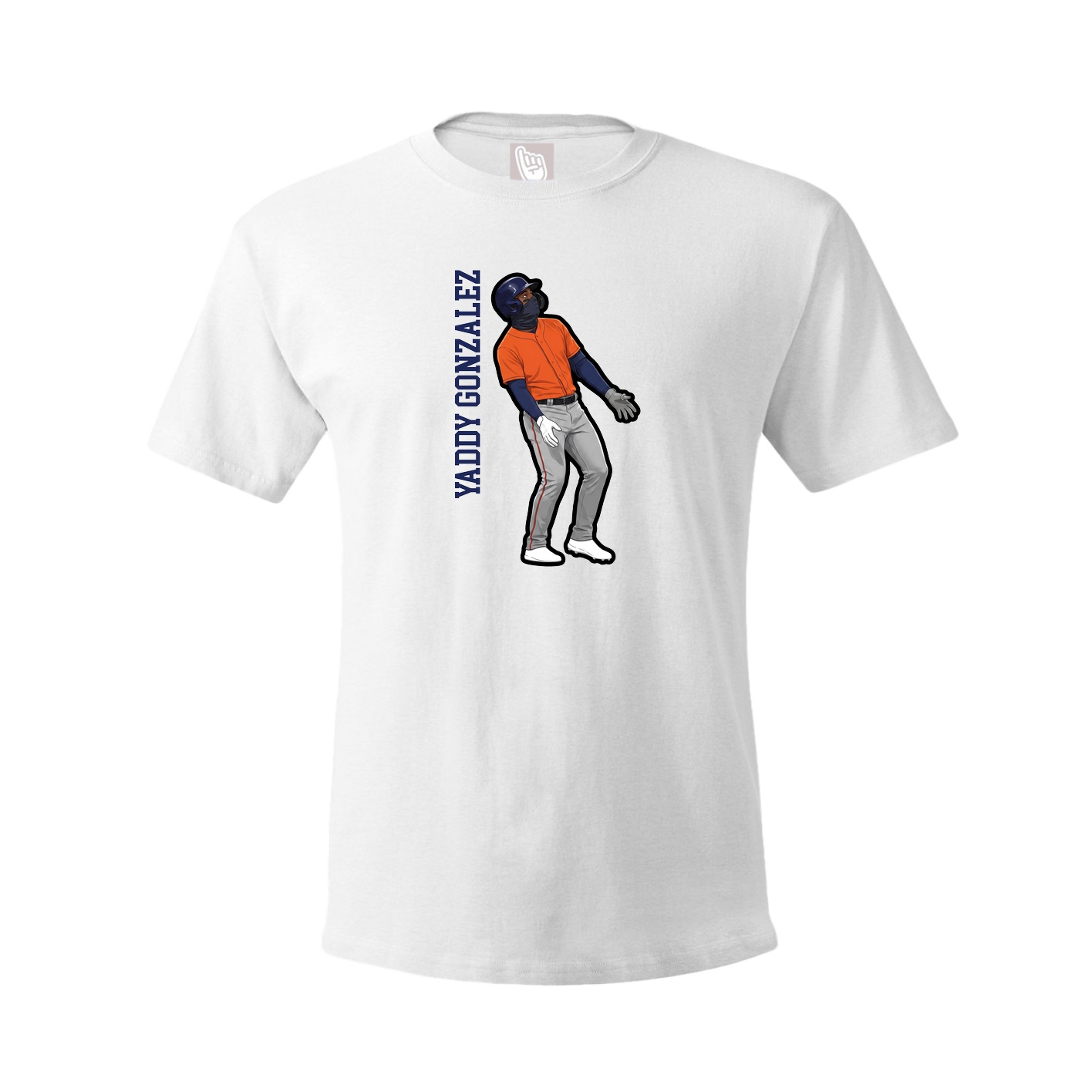 Youth Tee — Name Vertical in White