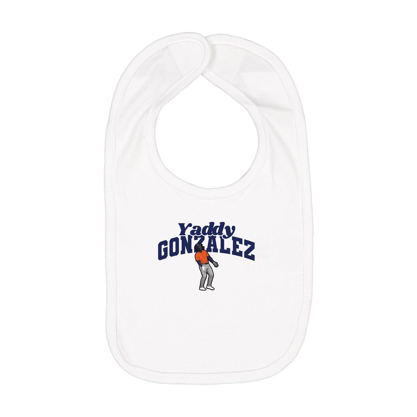 Infant Bib — Signature Arch in White