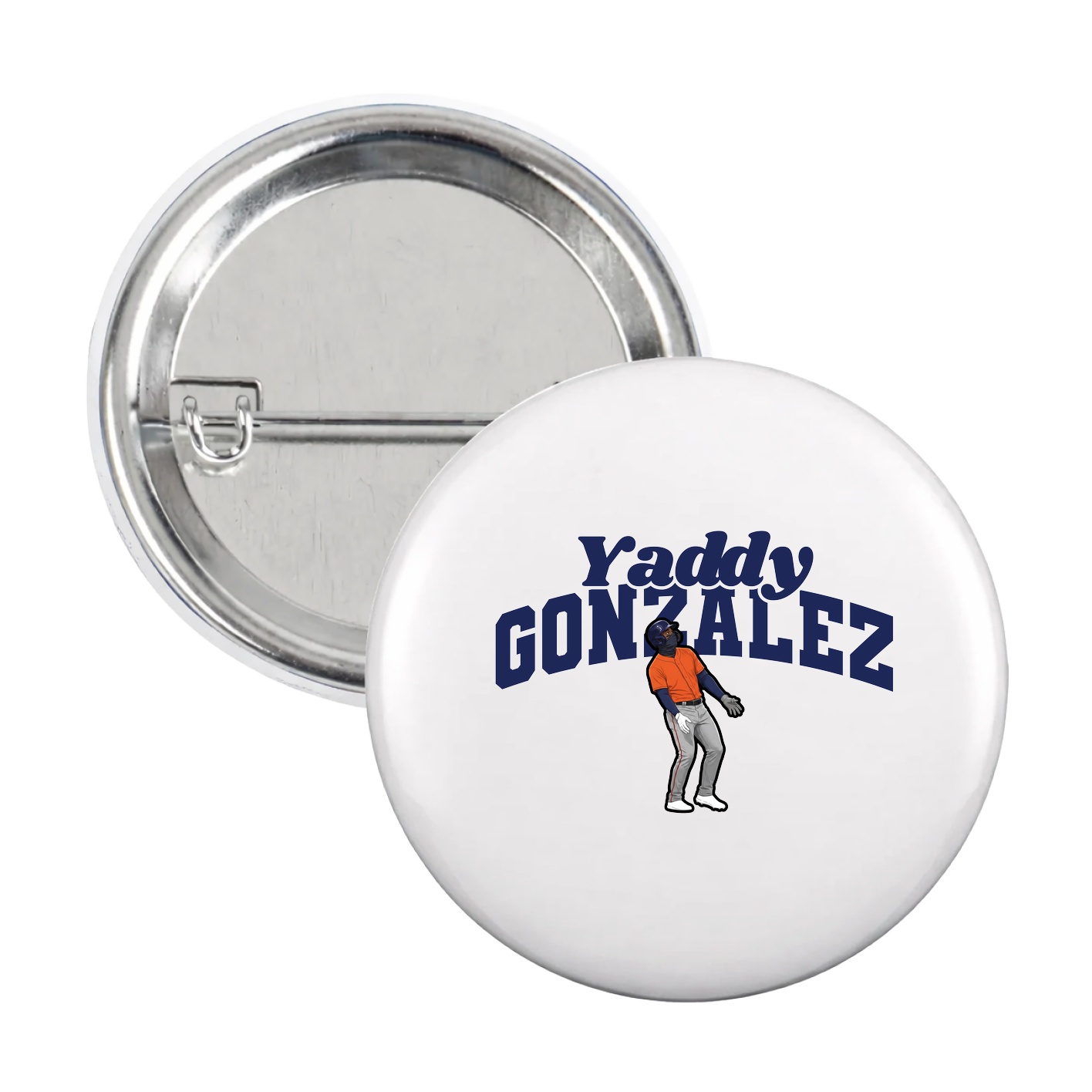 Game Day Button — Signature Arch in White