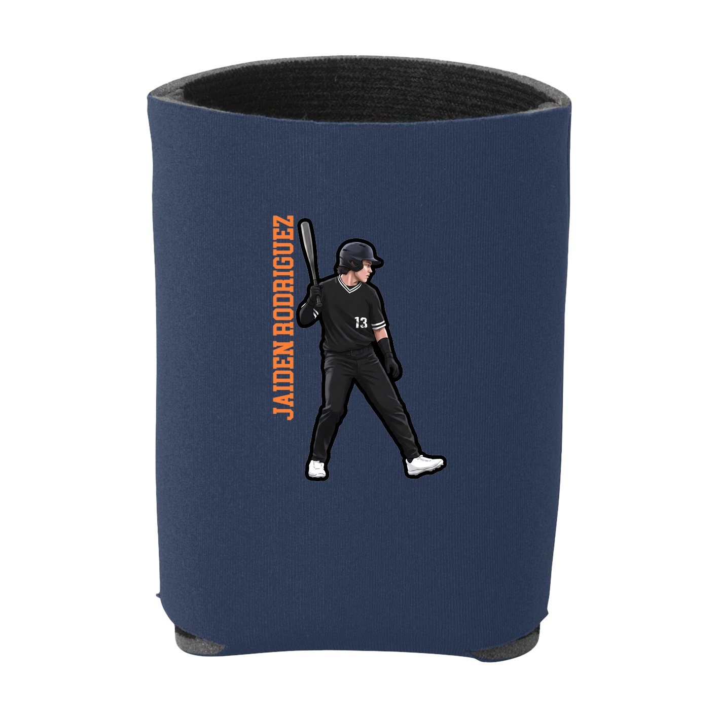 Can Holder — Name Vertical in Navy