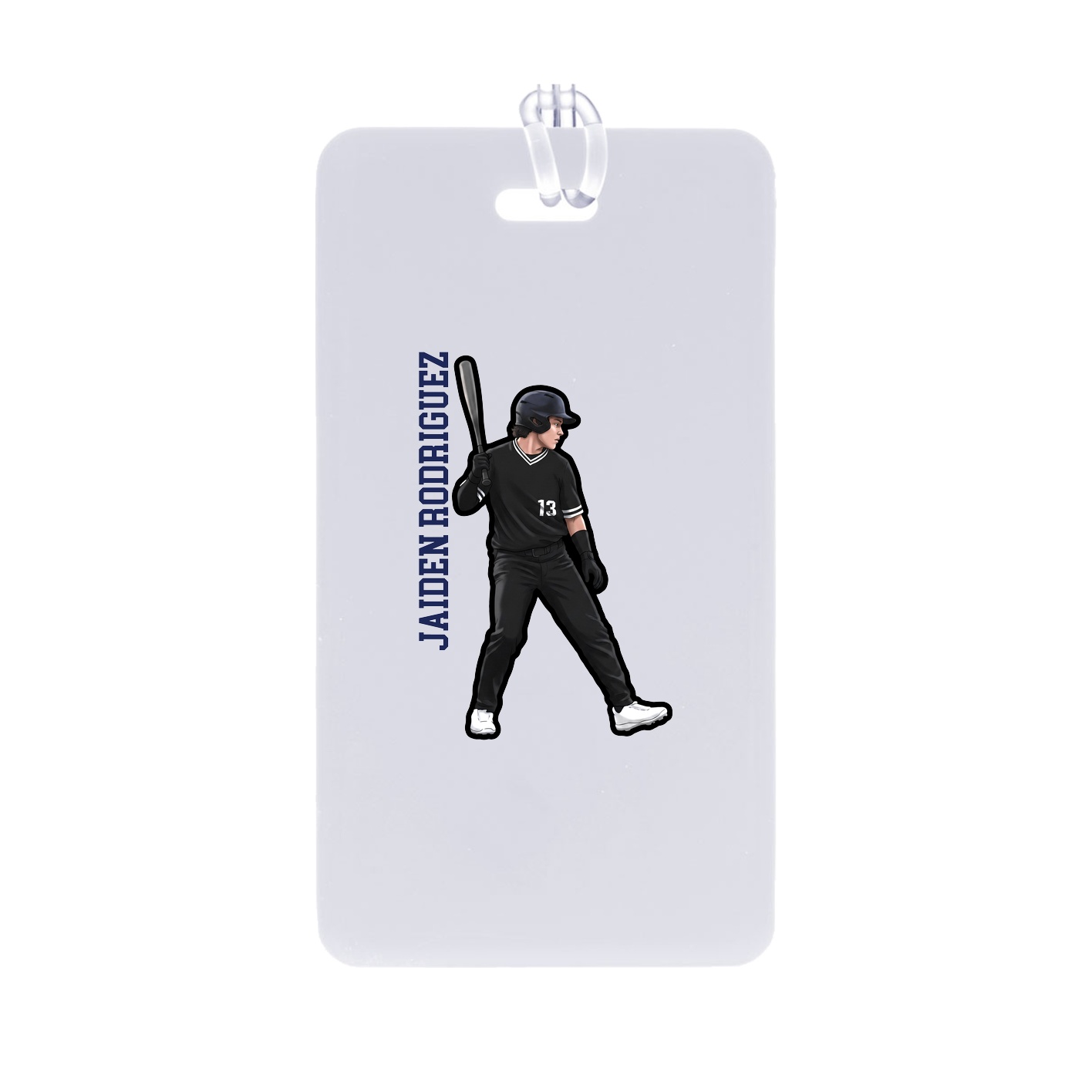 Bag Tag — Name Vertical in Classic