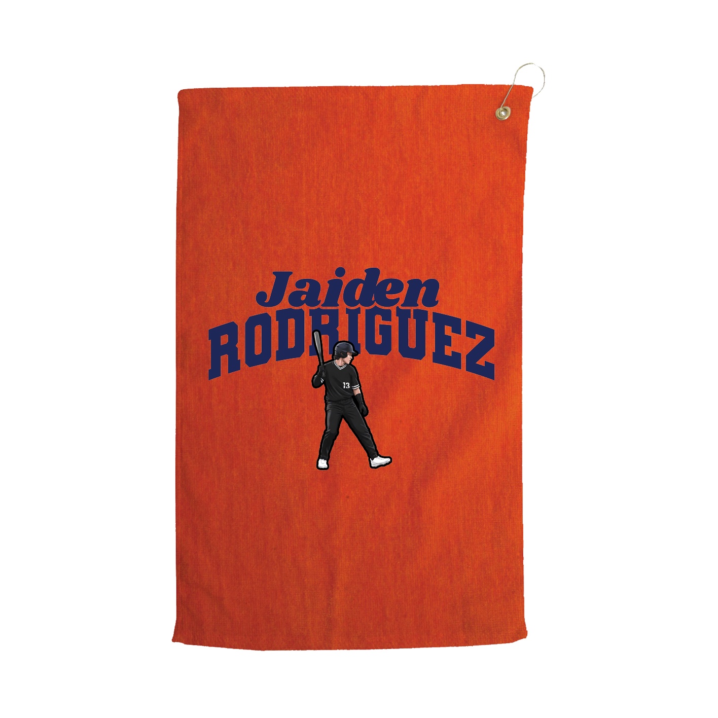 Golf Towel — Signature Arch in Orange
