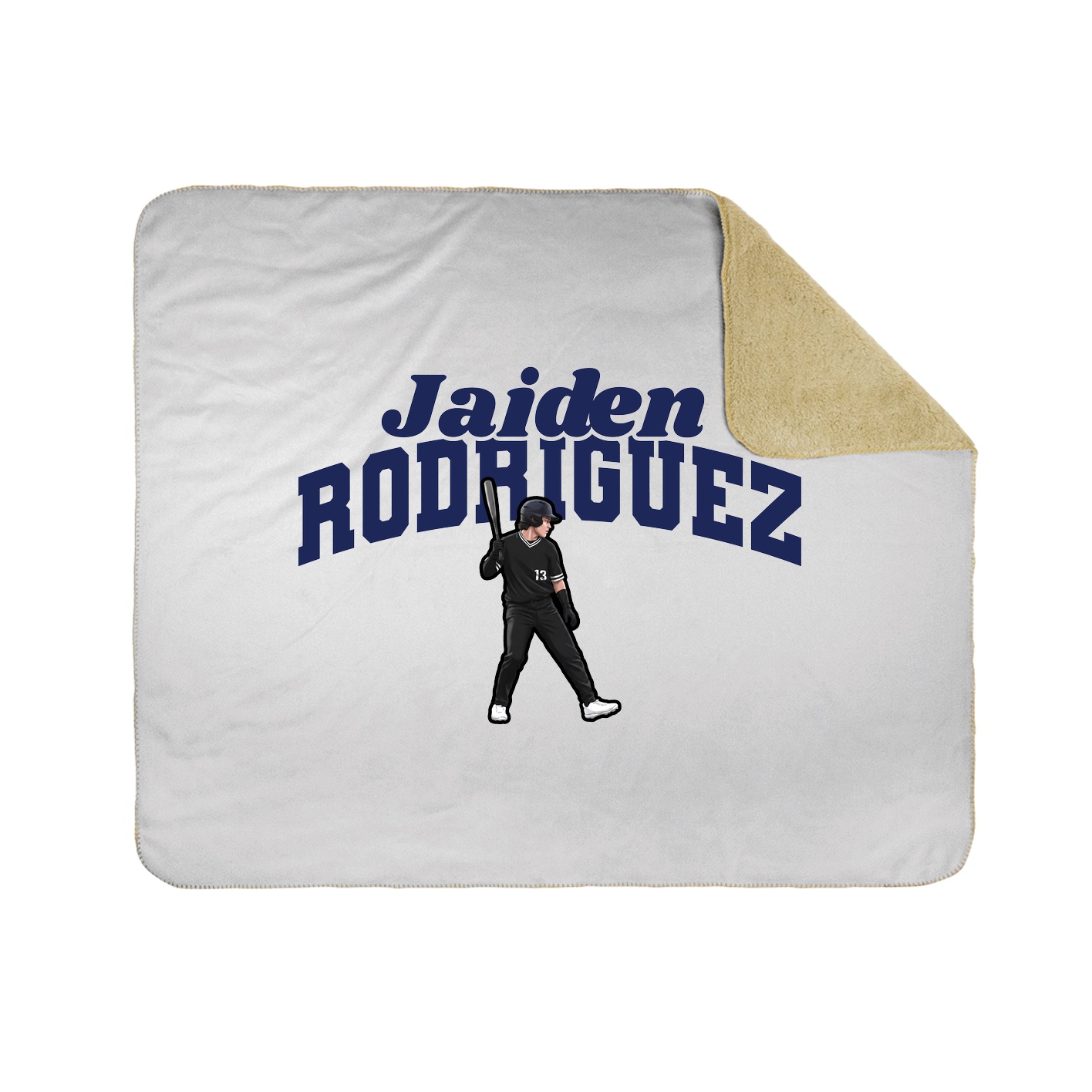 Throw Blanket — Signature Arch in White