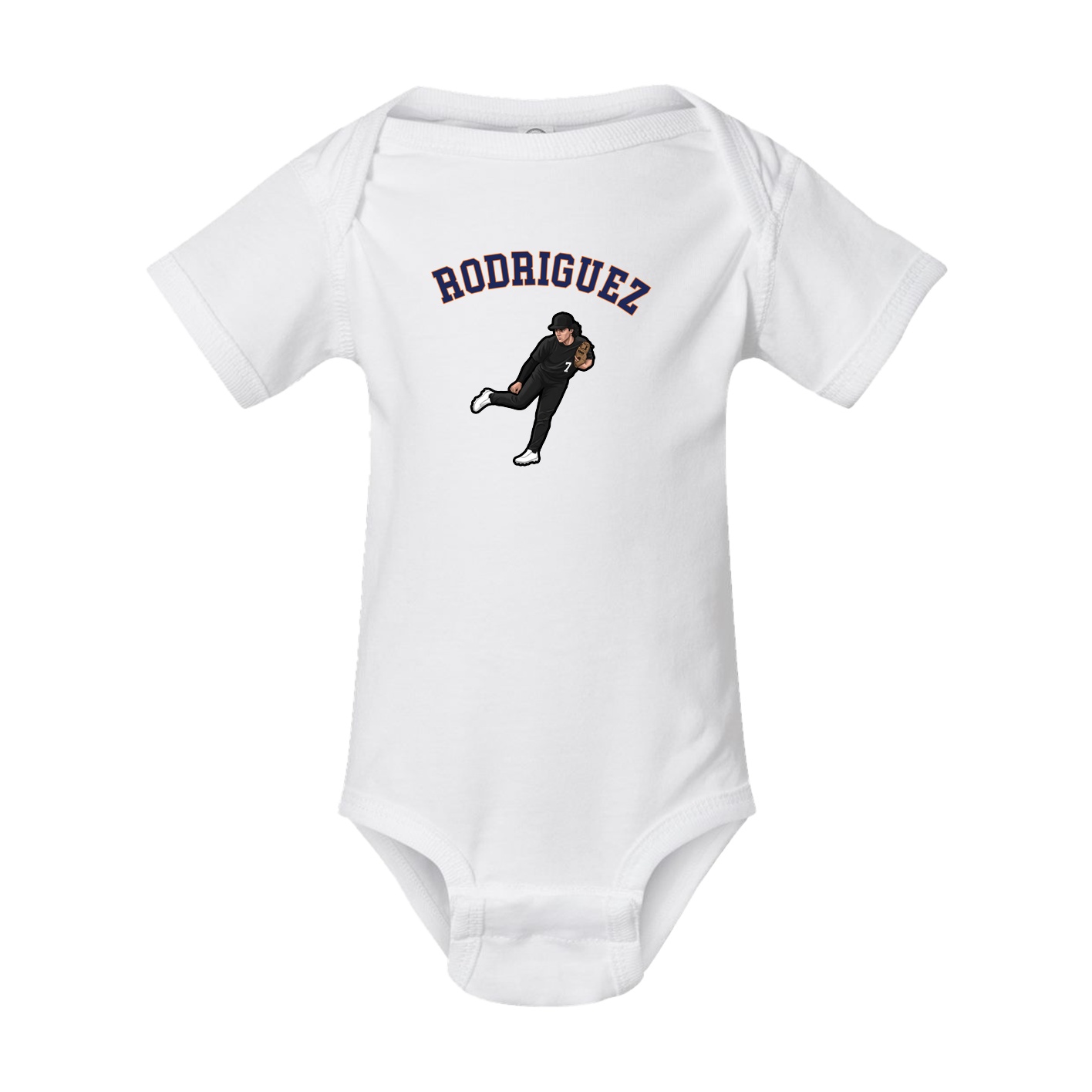 Baby Onesie — Shirsey Arch in White